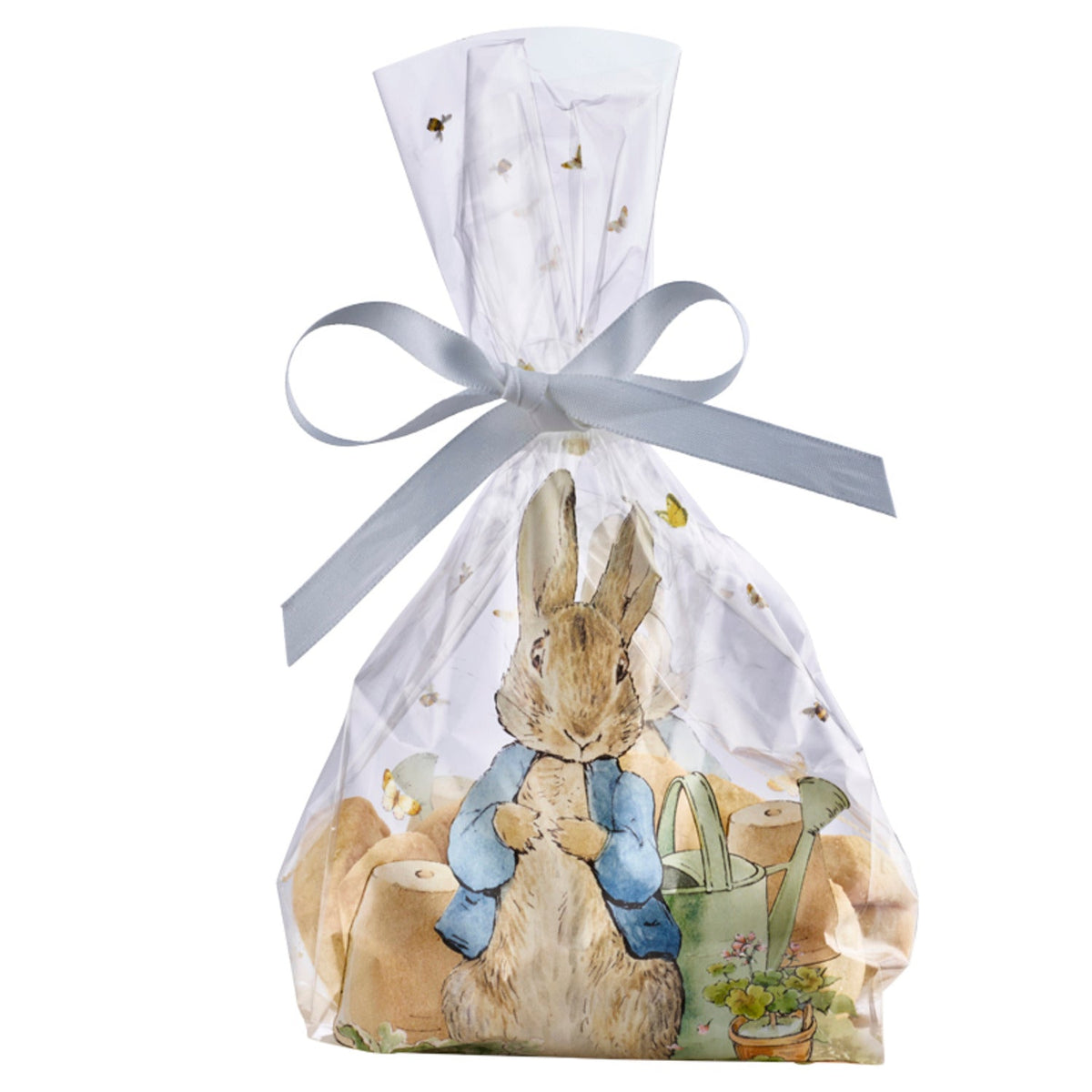 20 Peter Rabbit Cellophane Presentation Bags with Twist Ties