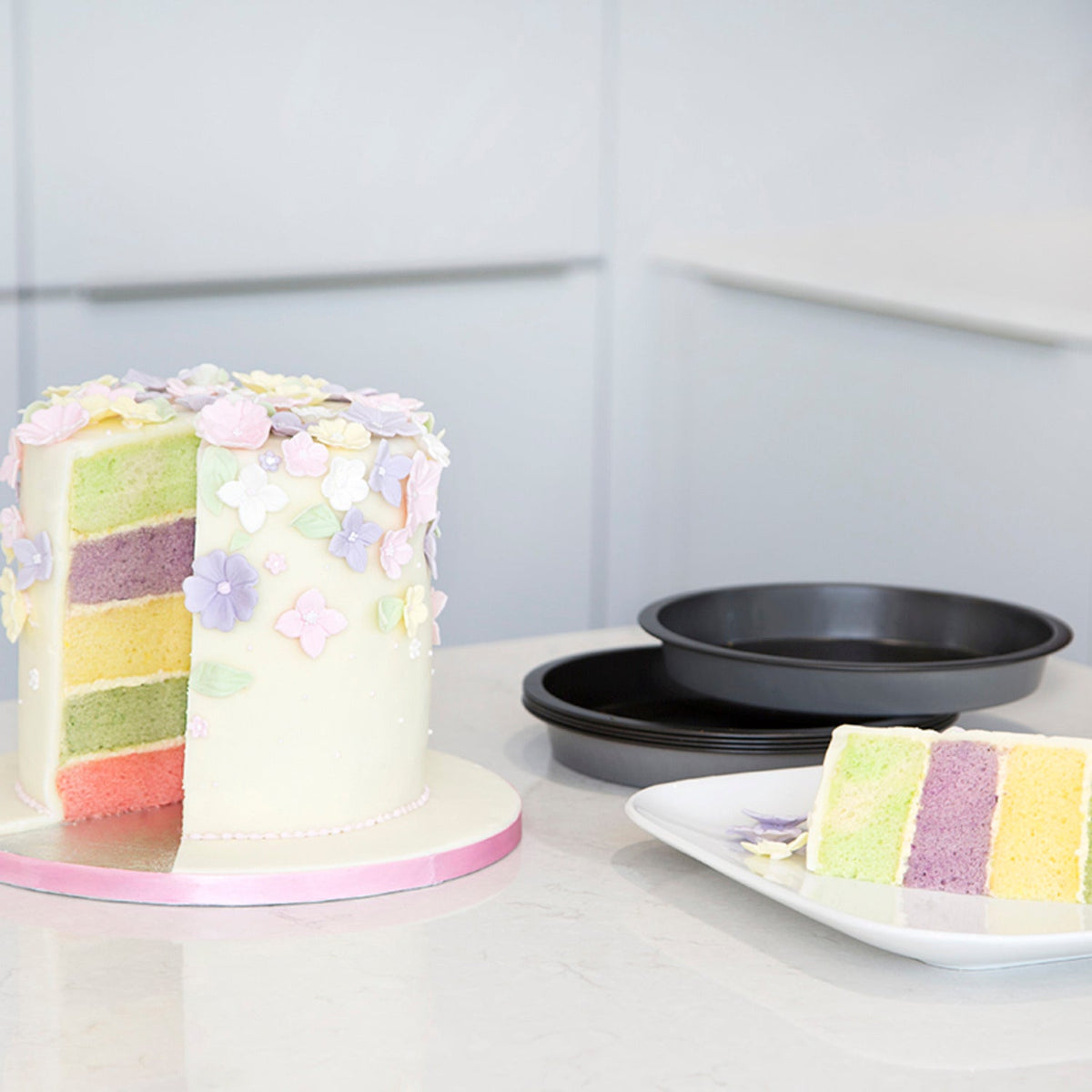 Lakeland Layer Cake 5pc Pan Set – 18cm Dia