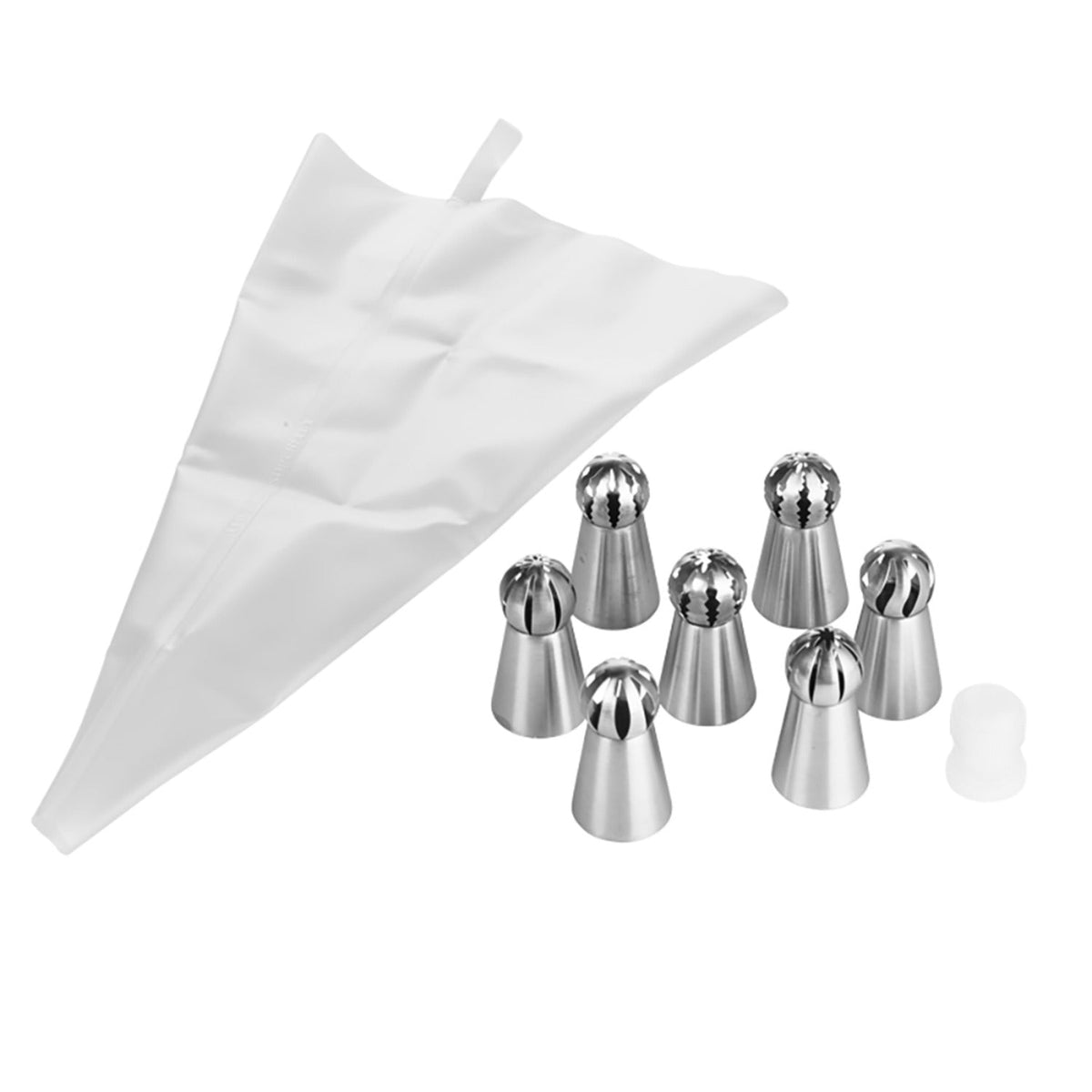 Lakeland 7pc Twist Piping Nozzles & Bag Set