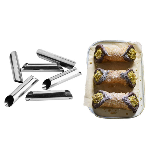 12 Stainless Steel Cannoli Moulds
