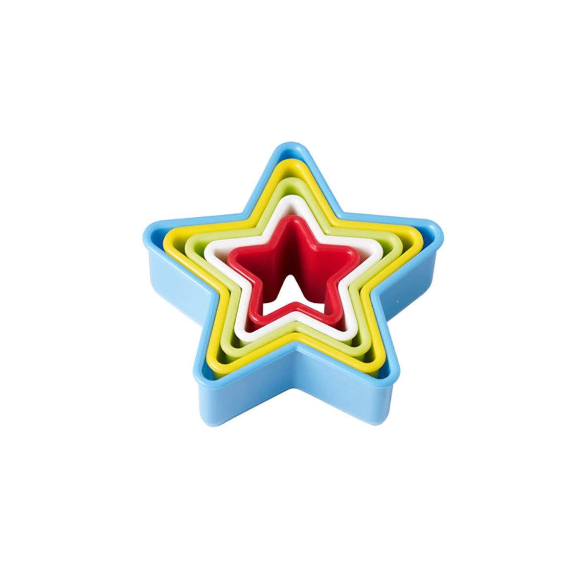 5 Star Shaped Cookie Cutters Set