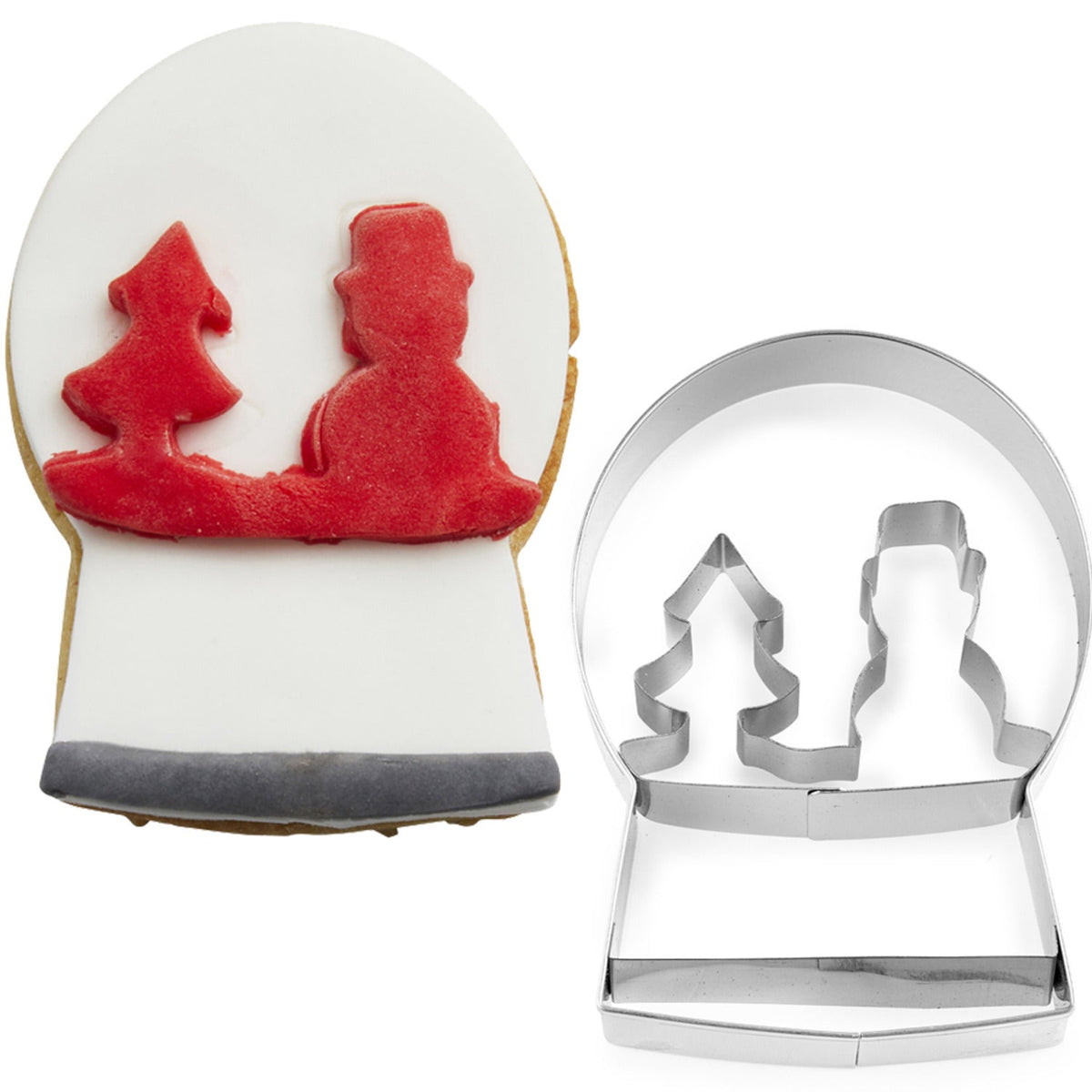 Snow Globe Stainless Steel Cookie Cutter