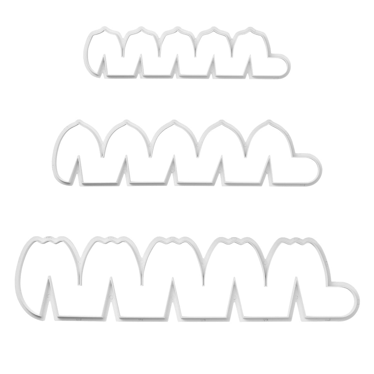 3-Piece PME Large Flower Icing Cutter Set