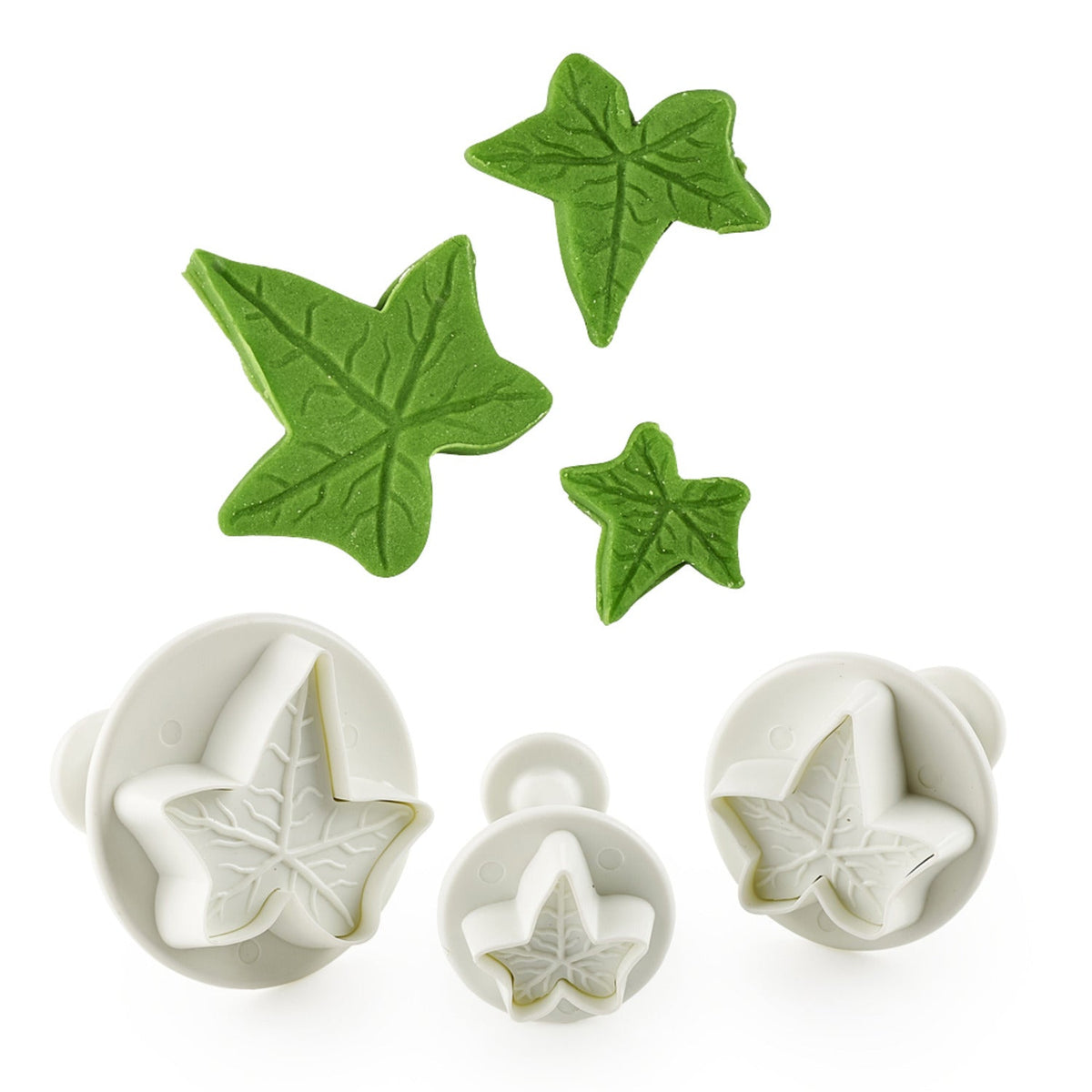 3pc PME Ivy Leaf Plunger Cutters