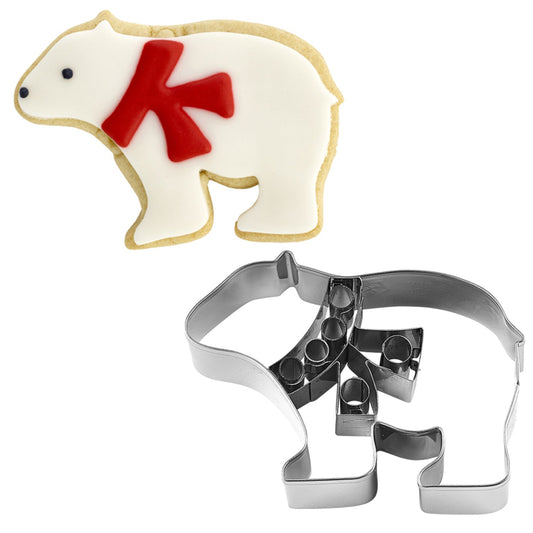 Polar Bear Stainless Steel Cookie Cutter