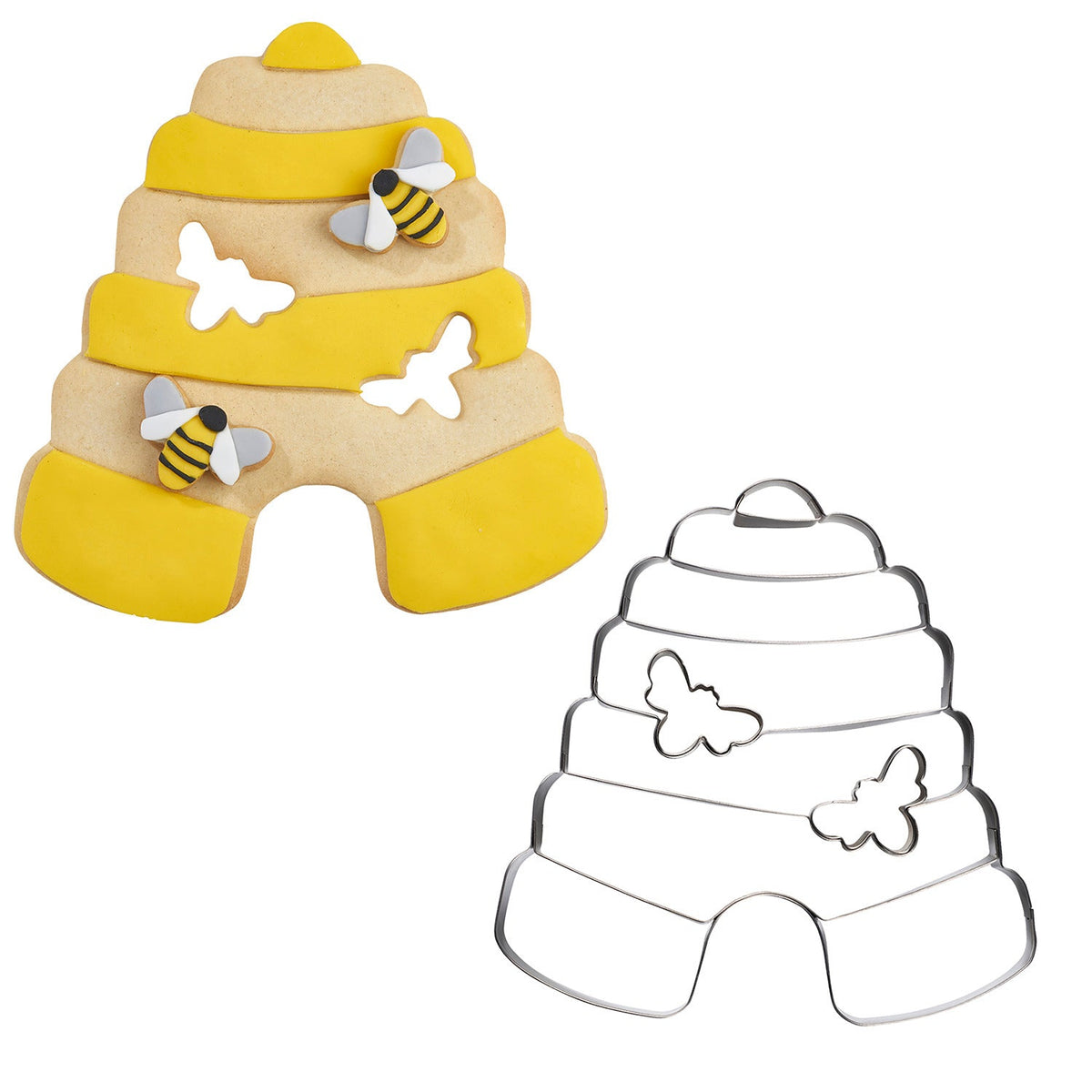 Large Beehive Stainless Steel Cookie Cutter