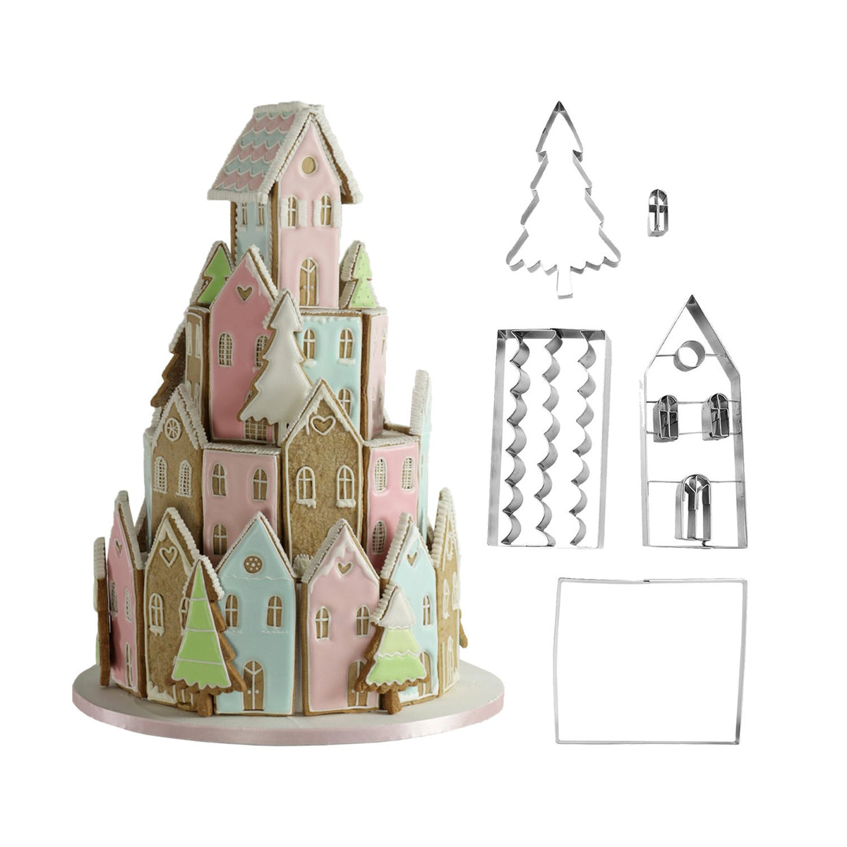 5-Piece Gingerbread House Cutter Set