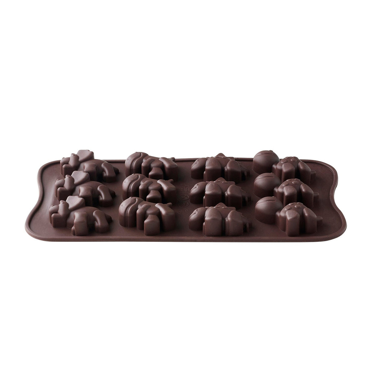 12 Dinosaur Chocolate Shapes Silicone Mould