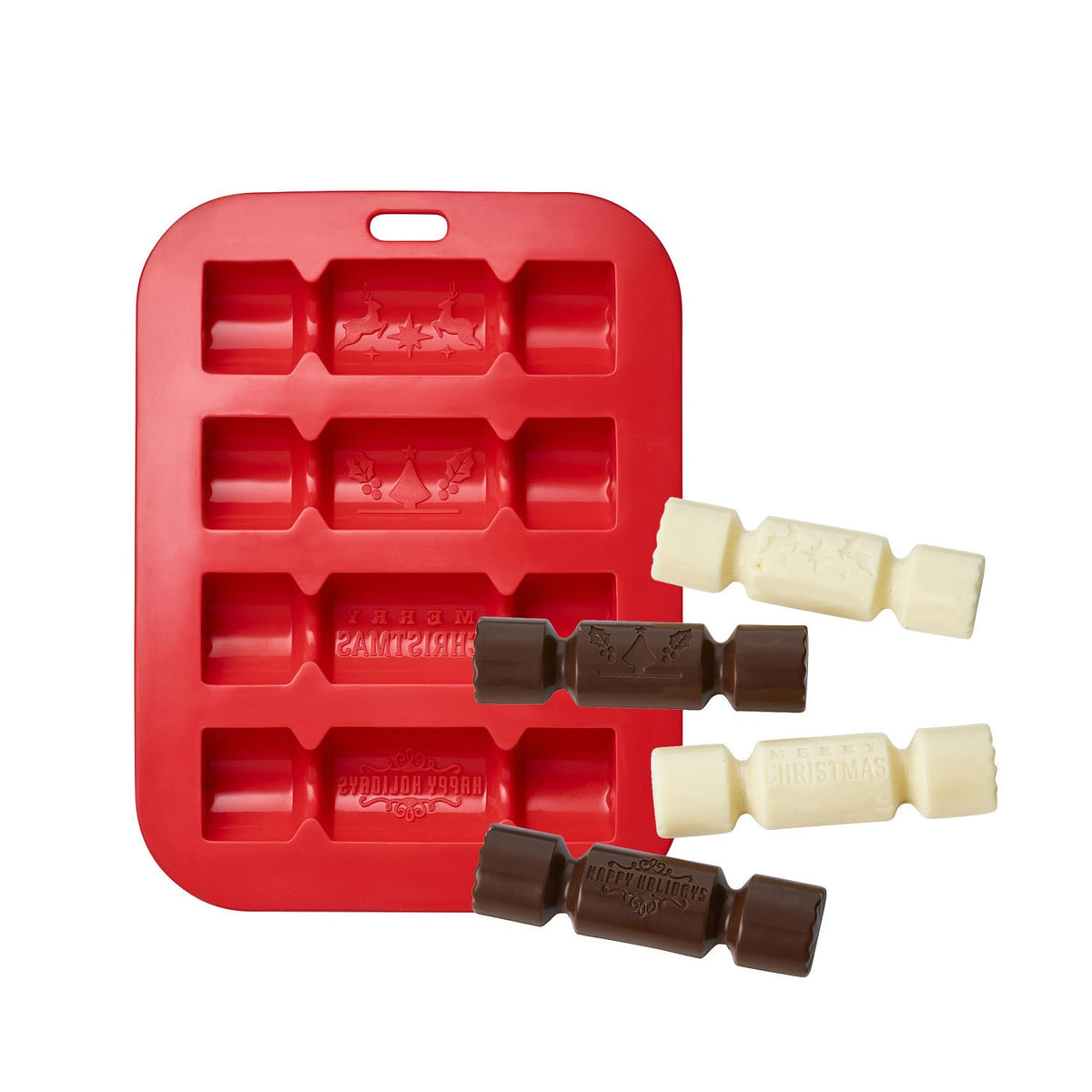 12 Days of Christmas Cracker Silicone Chocolate Mould
