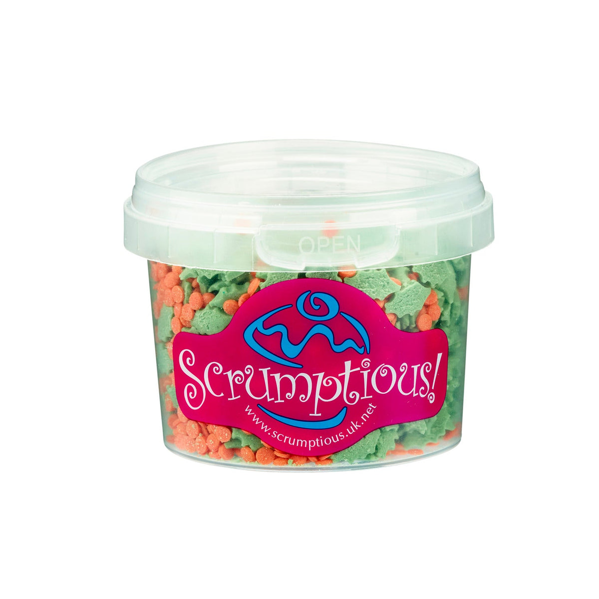 Scrumptious Sprinkles Holly & Berries Sprinkles 60g