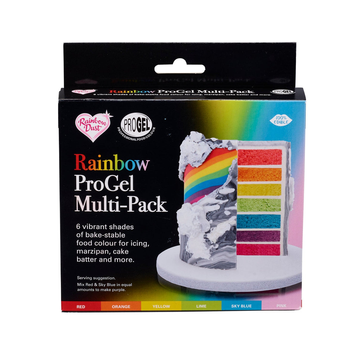 Rainbow Dust Rainbow Cake Colouring Kit – Set of 6