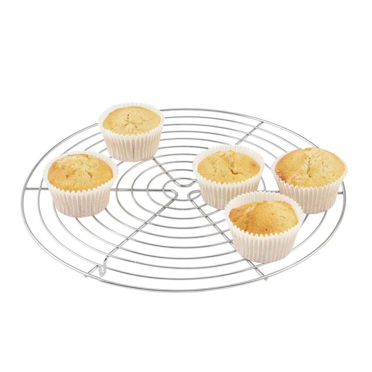 Round Cooling Rack Chromed Steel 32cm Dia.