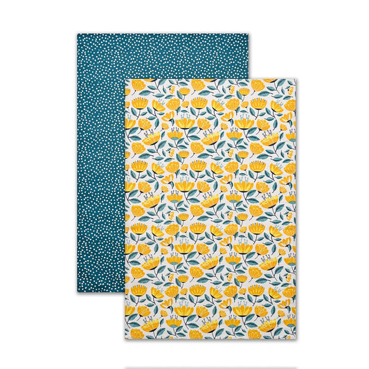 2 Lakeland Hazy Days Tea Towels