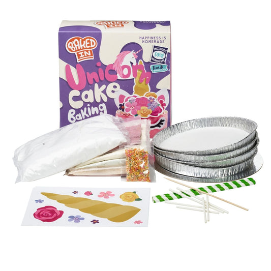 Baked In Unicorn Cake Baking Kit