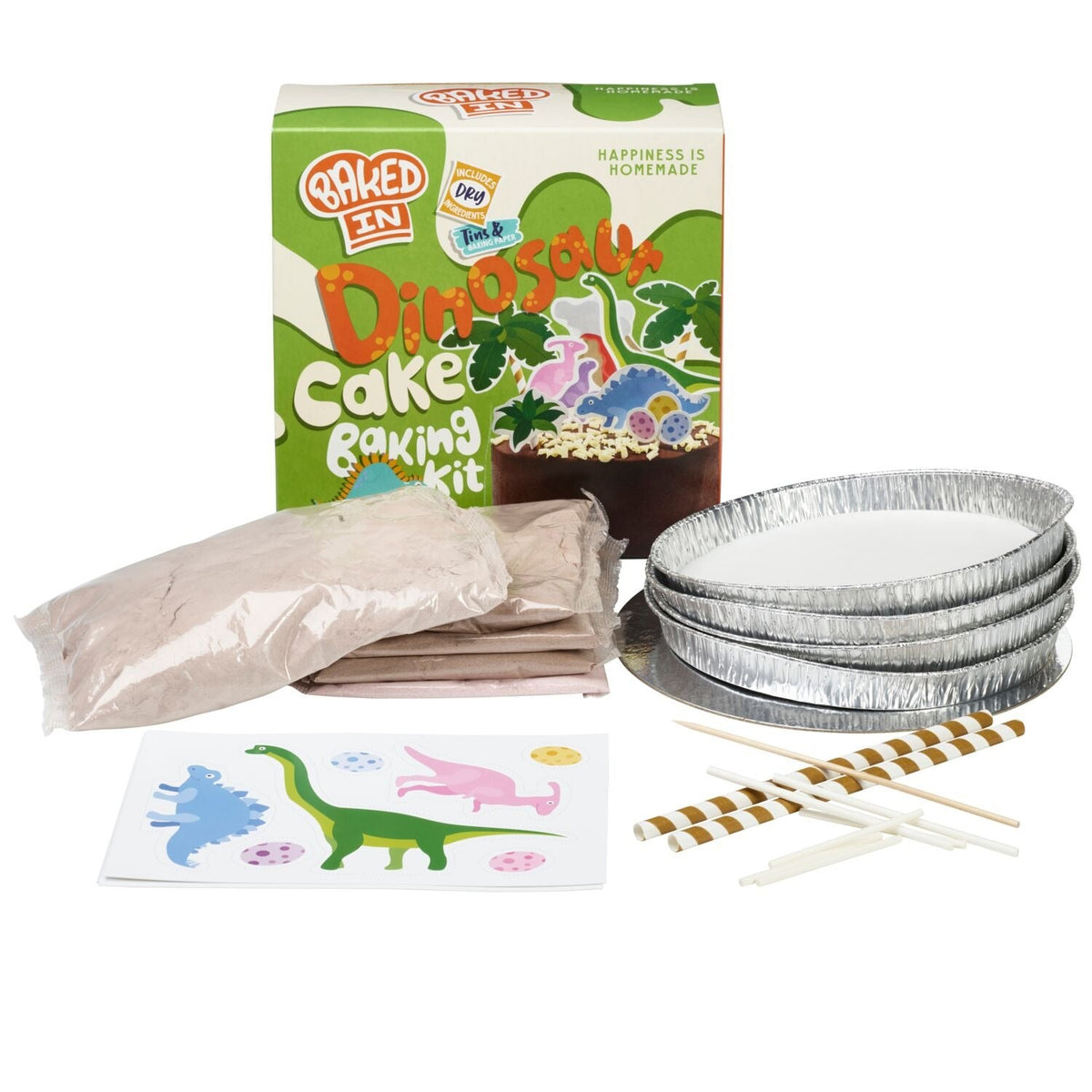 Baked In Dinosaur Cake Kit