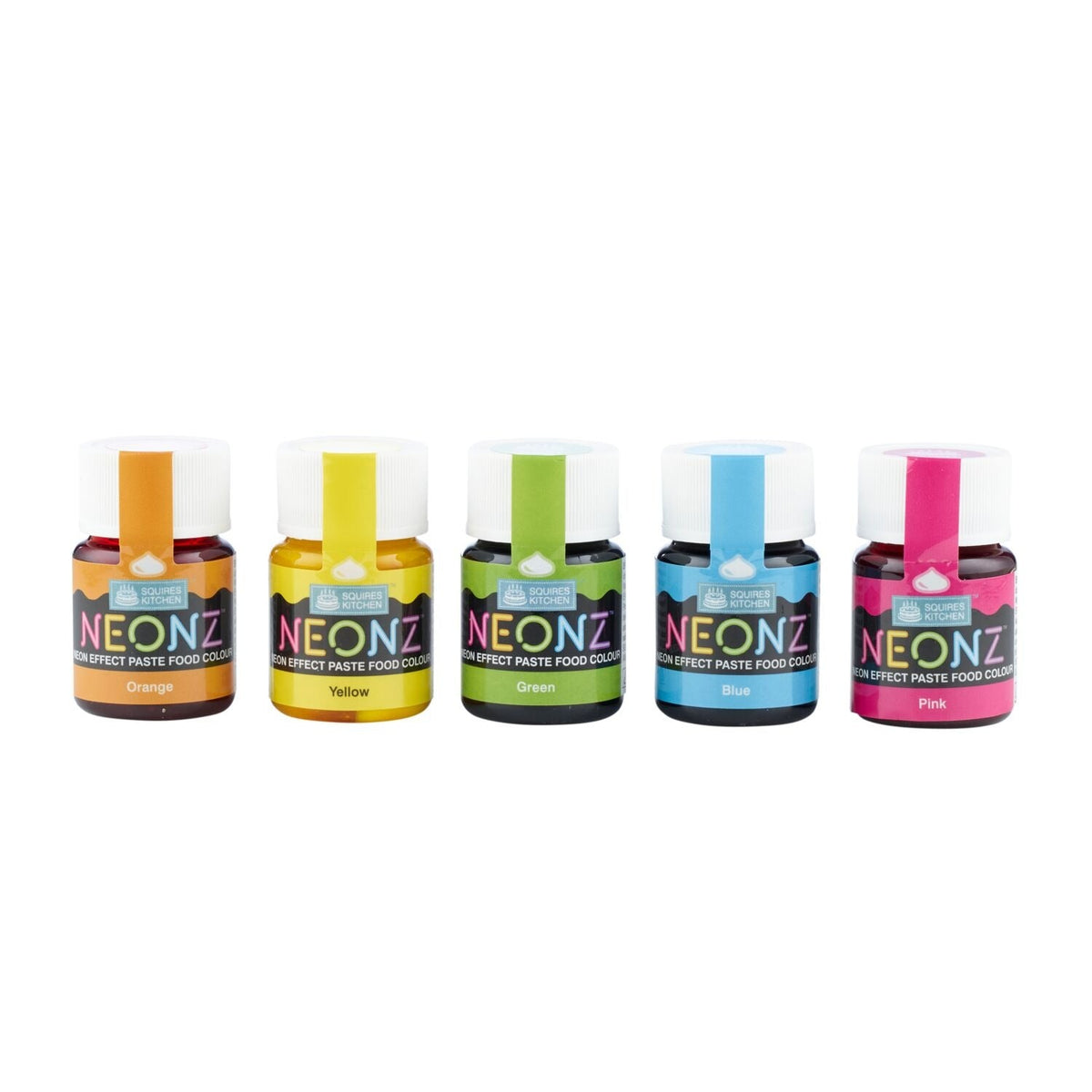 Neonz Neon Effect Paste Food Colouring Kit – Set of 5