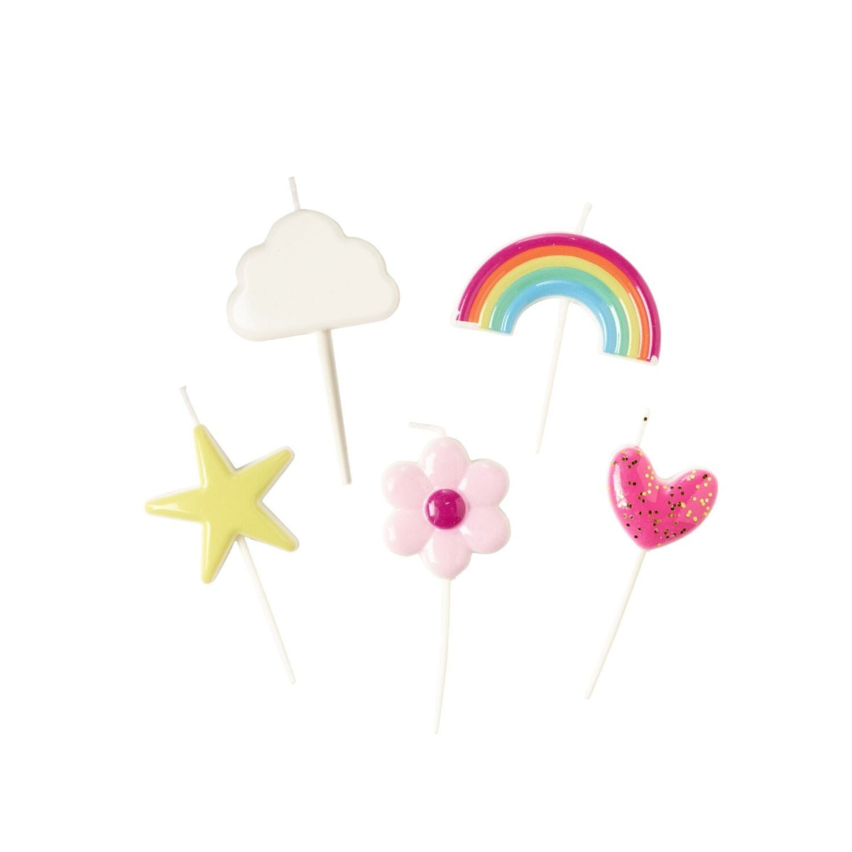 PME Party Rainbow Candle Set – Pack of 5