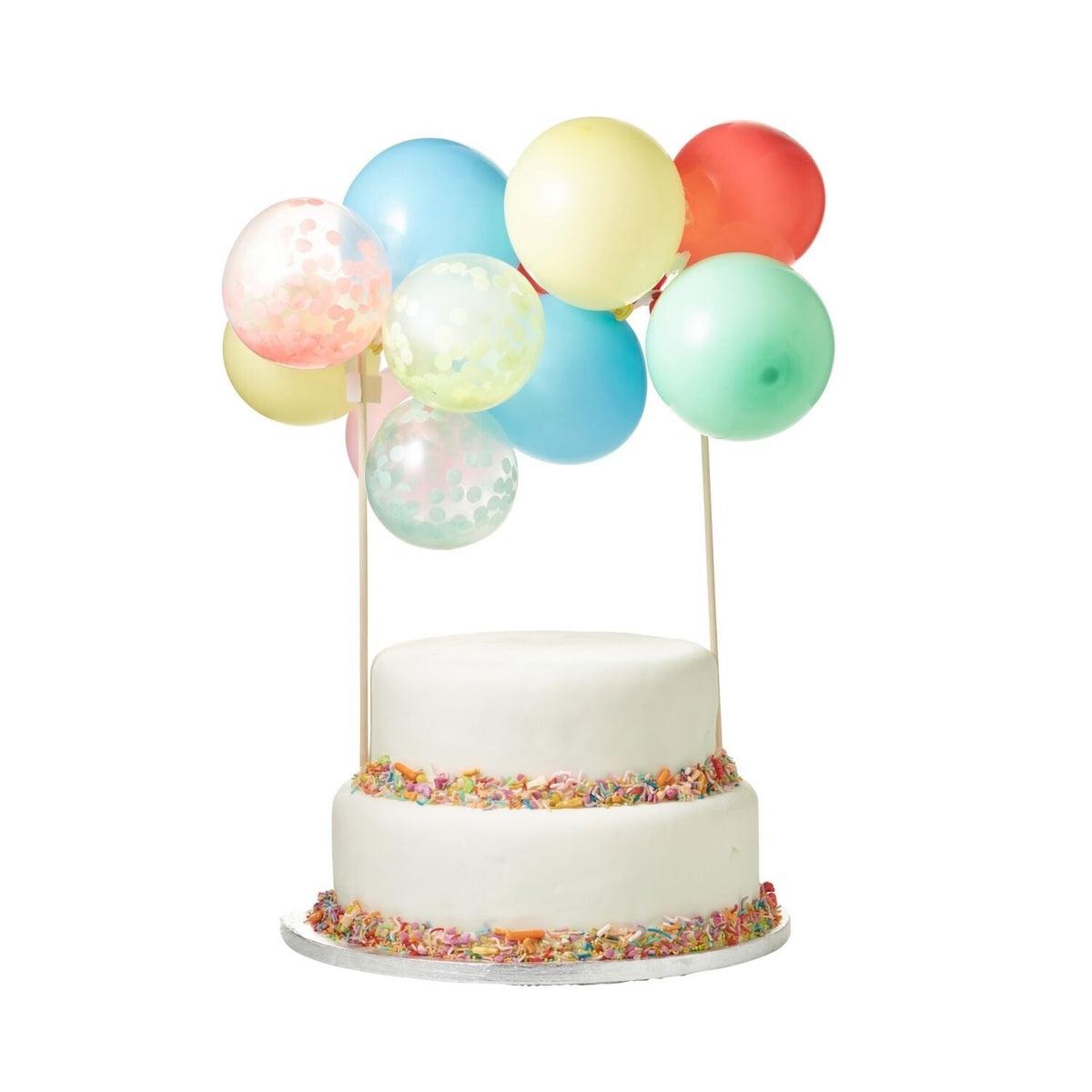 Meri Meri Rainbow Balloon Cake Topper Kit
