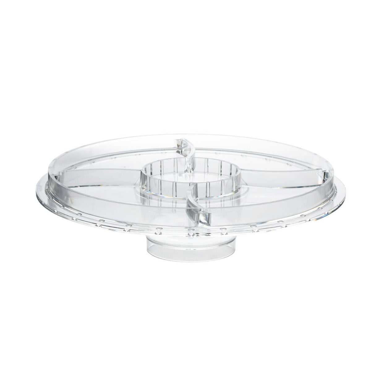 Multifunction Clear Acrylic Cake Stand and Serving Bowl