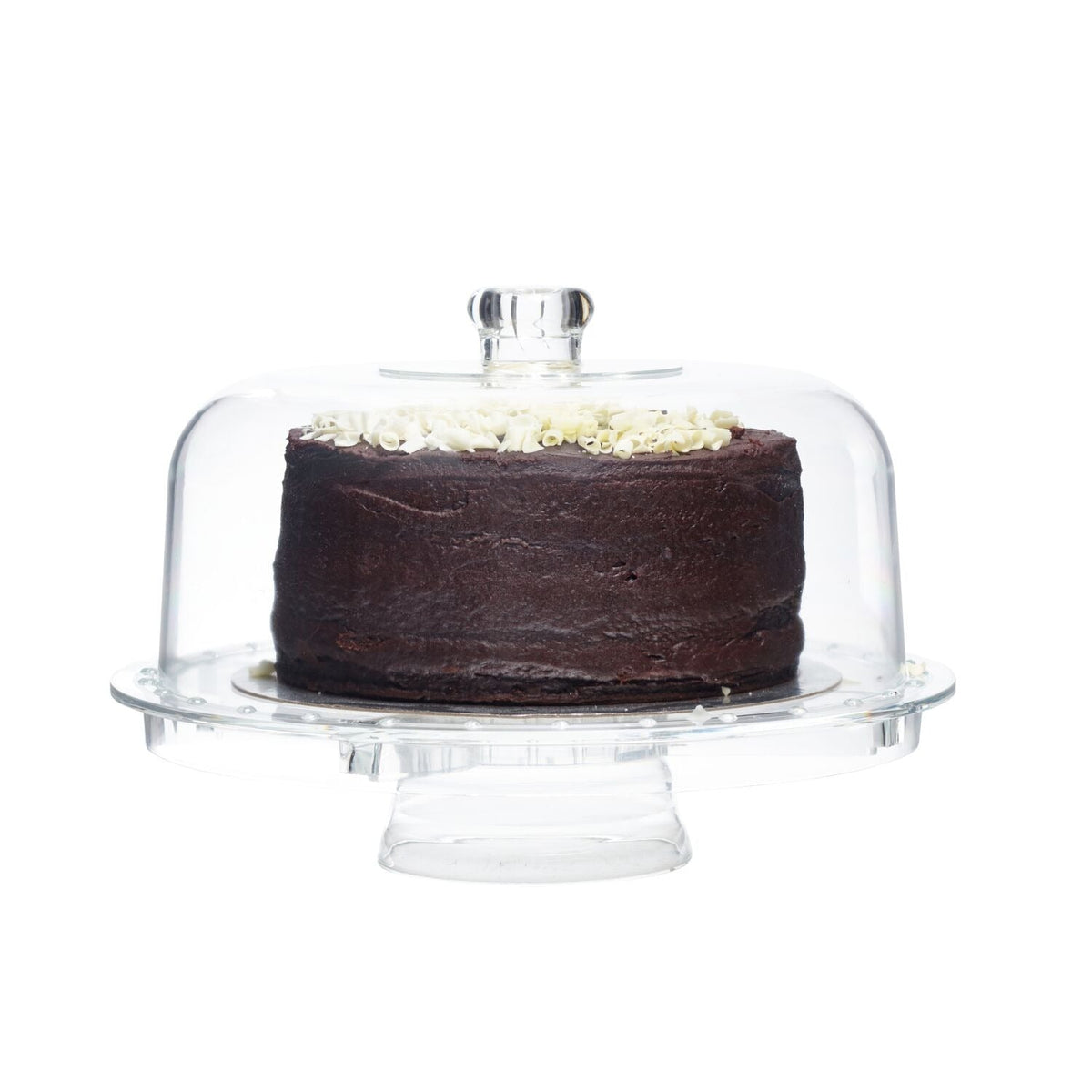 Multifunction Clear Acrylic Cake Stand and Serving Bowl