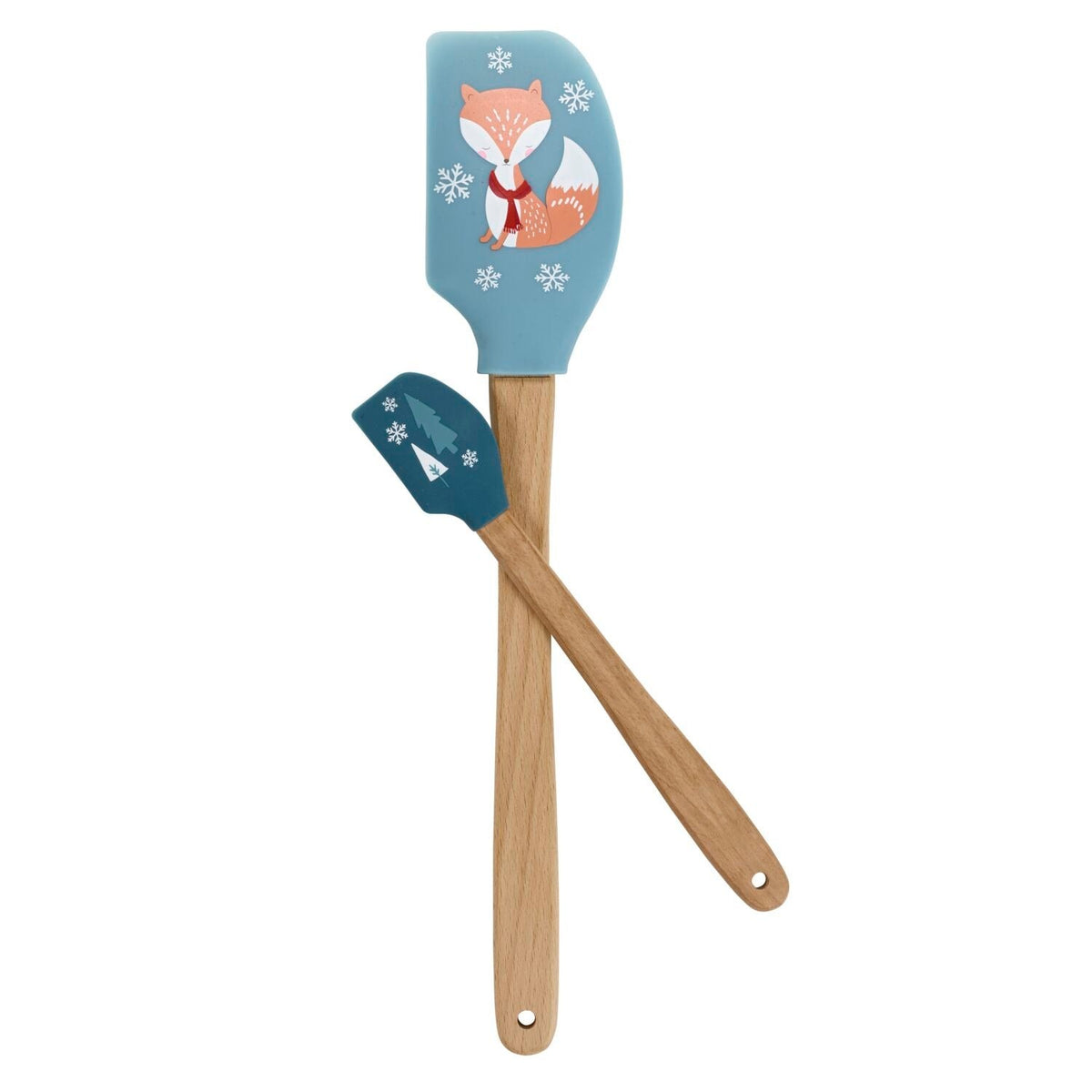 2 Piece Woodland Wonder Spatula Set