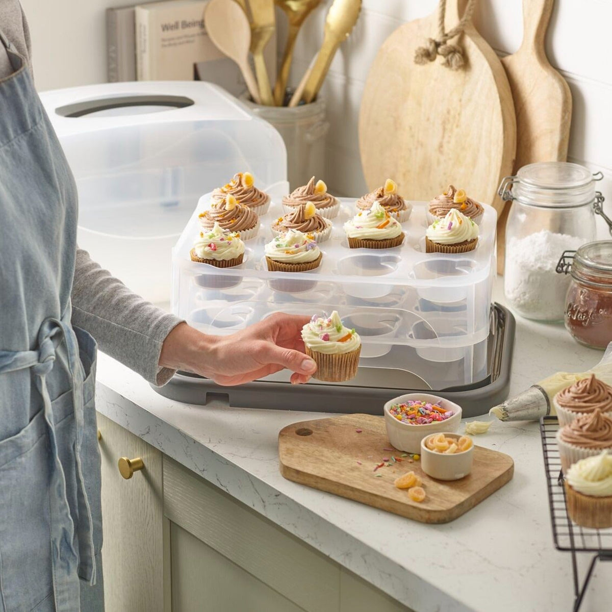 Lakeland Two-Tier 24 Cupcake Carrier