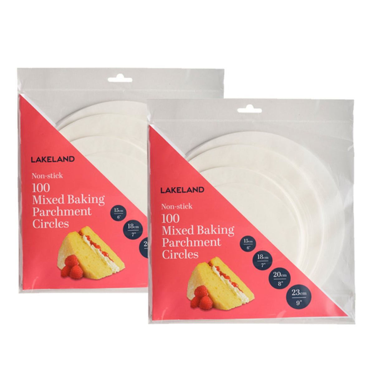 pk2 Lakeland Baking Parchment Mixed Pac