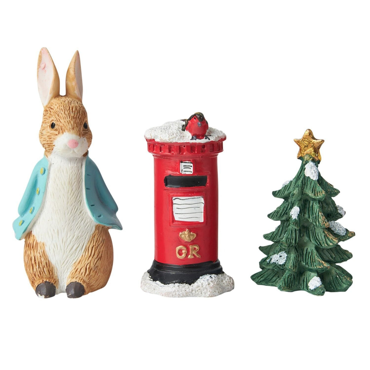 Beatrix Potter Peter Rabbit Christmas Cake Topper Set