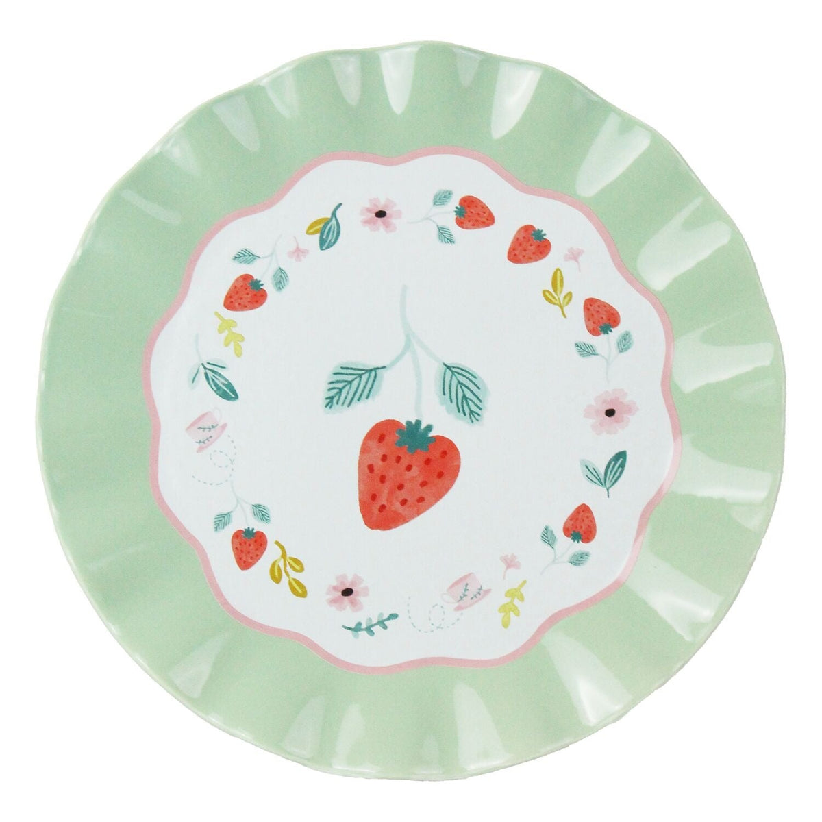 Strawberry Patch Cake Stand