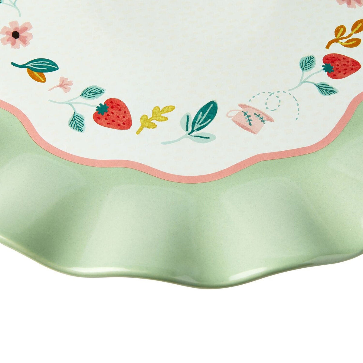 Strawberry Patch Cake Stand