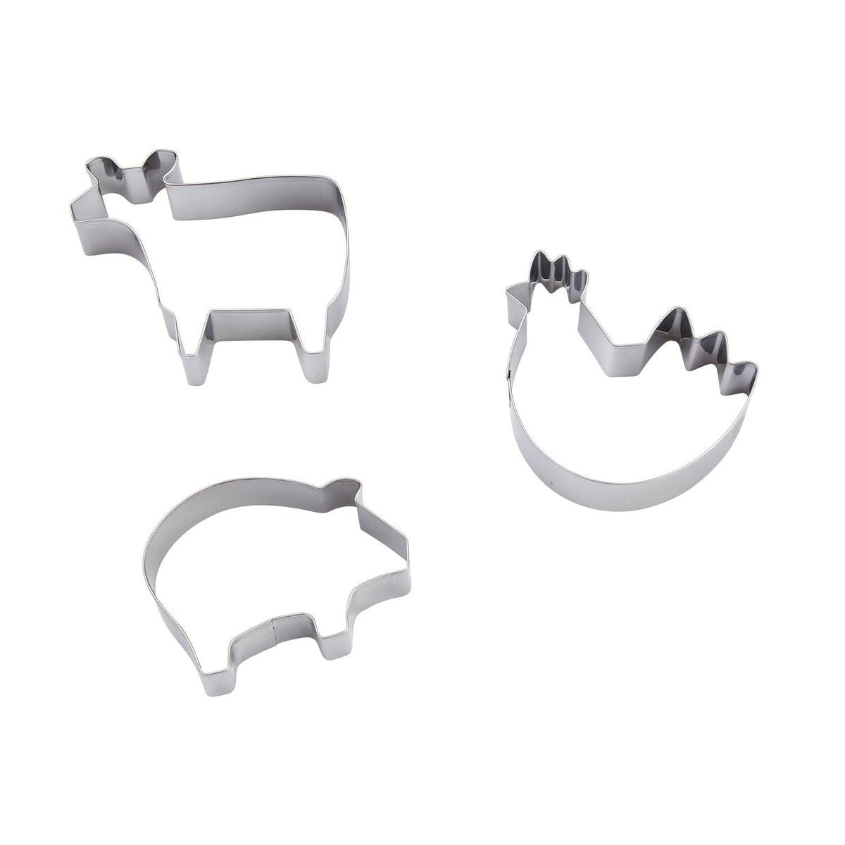 Lakeland Farmyard Cookie Cutters – Pack of 3
