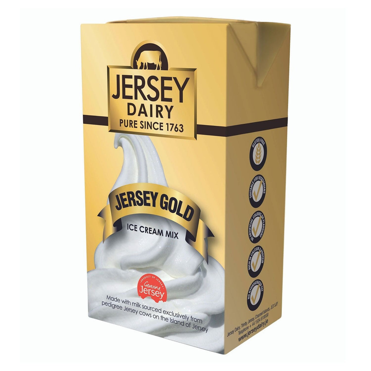 Genuine Jersey Gold Vanilla Ice Cream Mix 1L