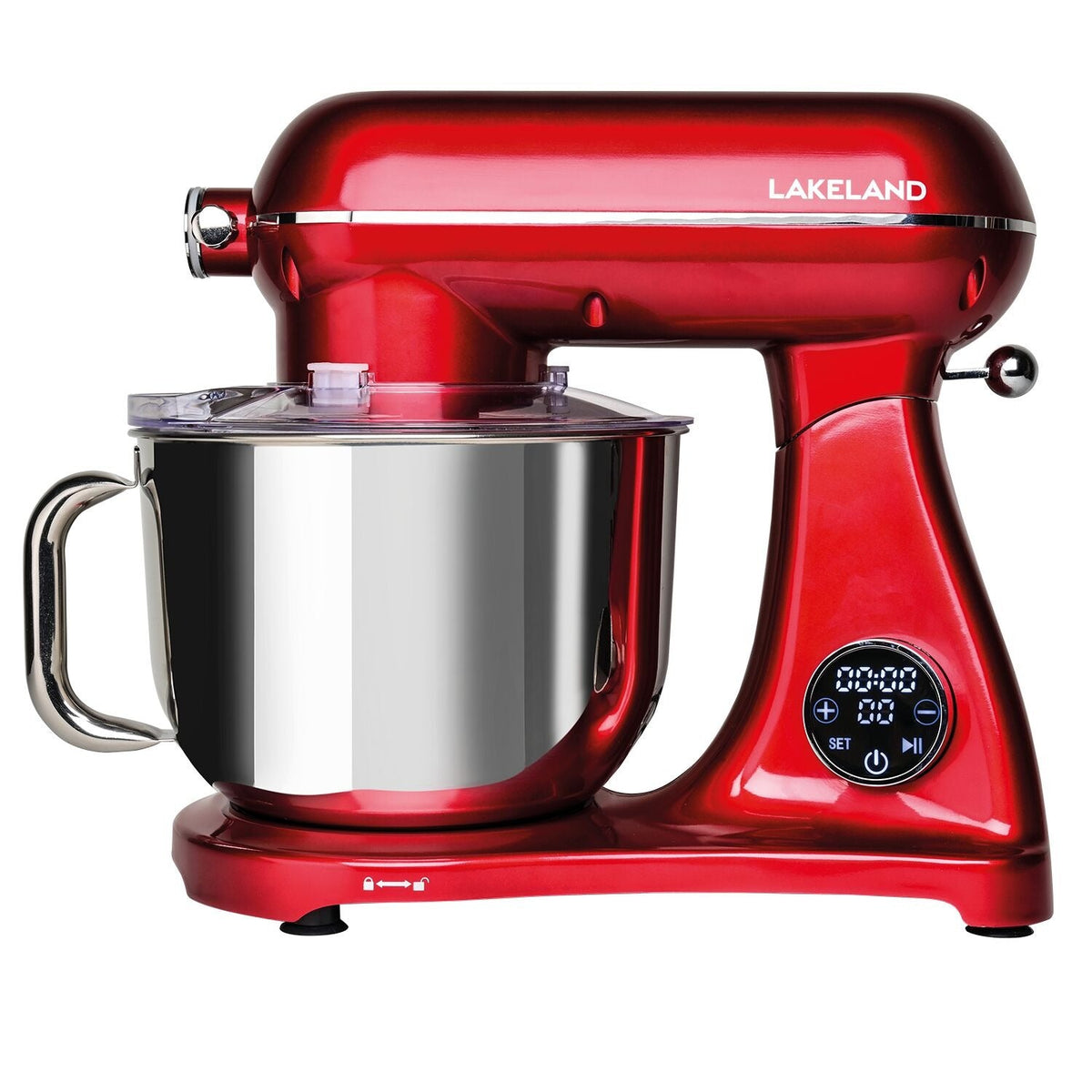 Lakeland Deluxe 6.5 Litre Stand Mixer Red
