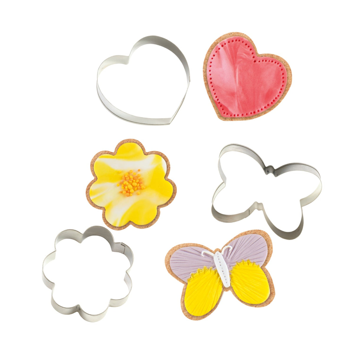 Lakeland Summer Garden Cookie Cutters – Set of 3