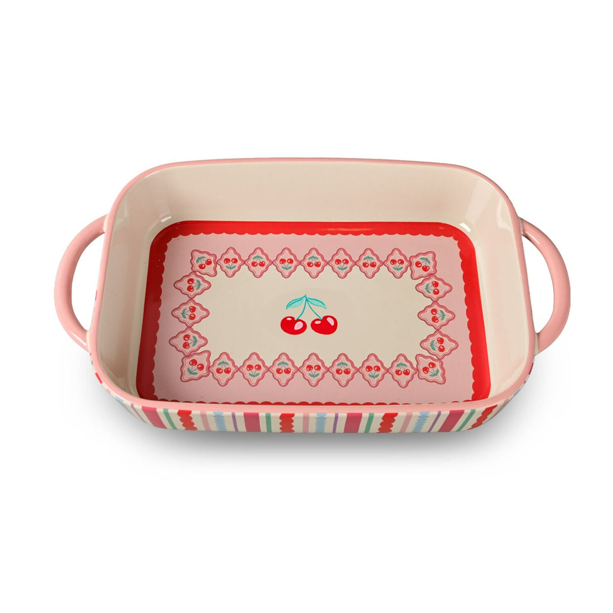 Lakeland Cherry Delight Medium Baking Dish