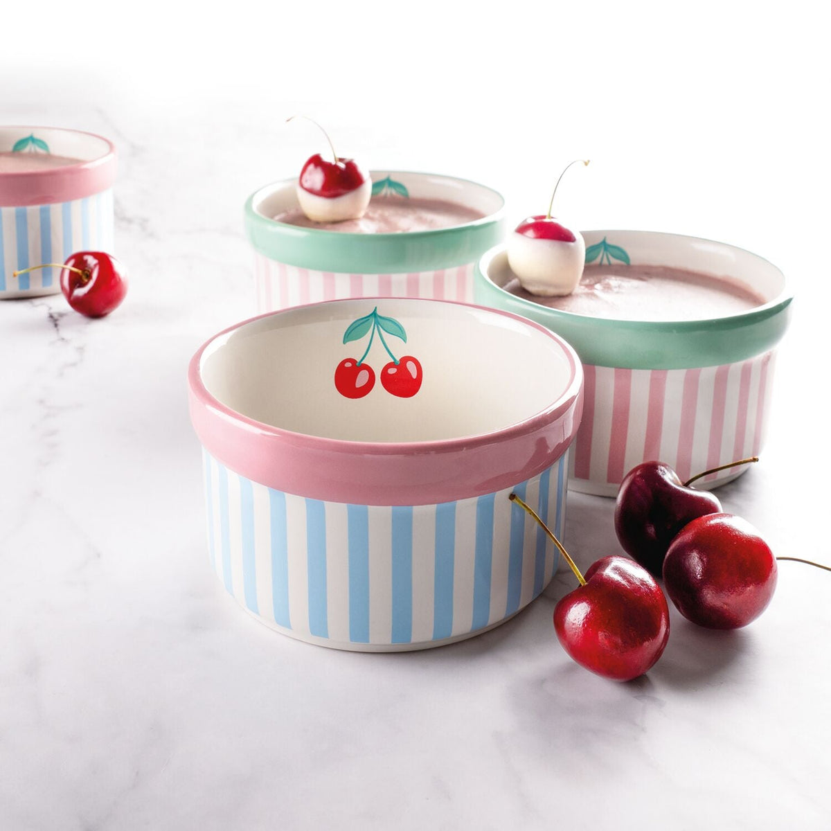Lakeland Cherry Delight Ramekins – Set of 4