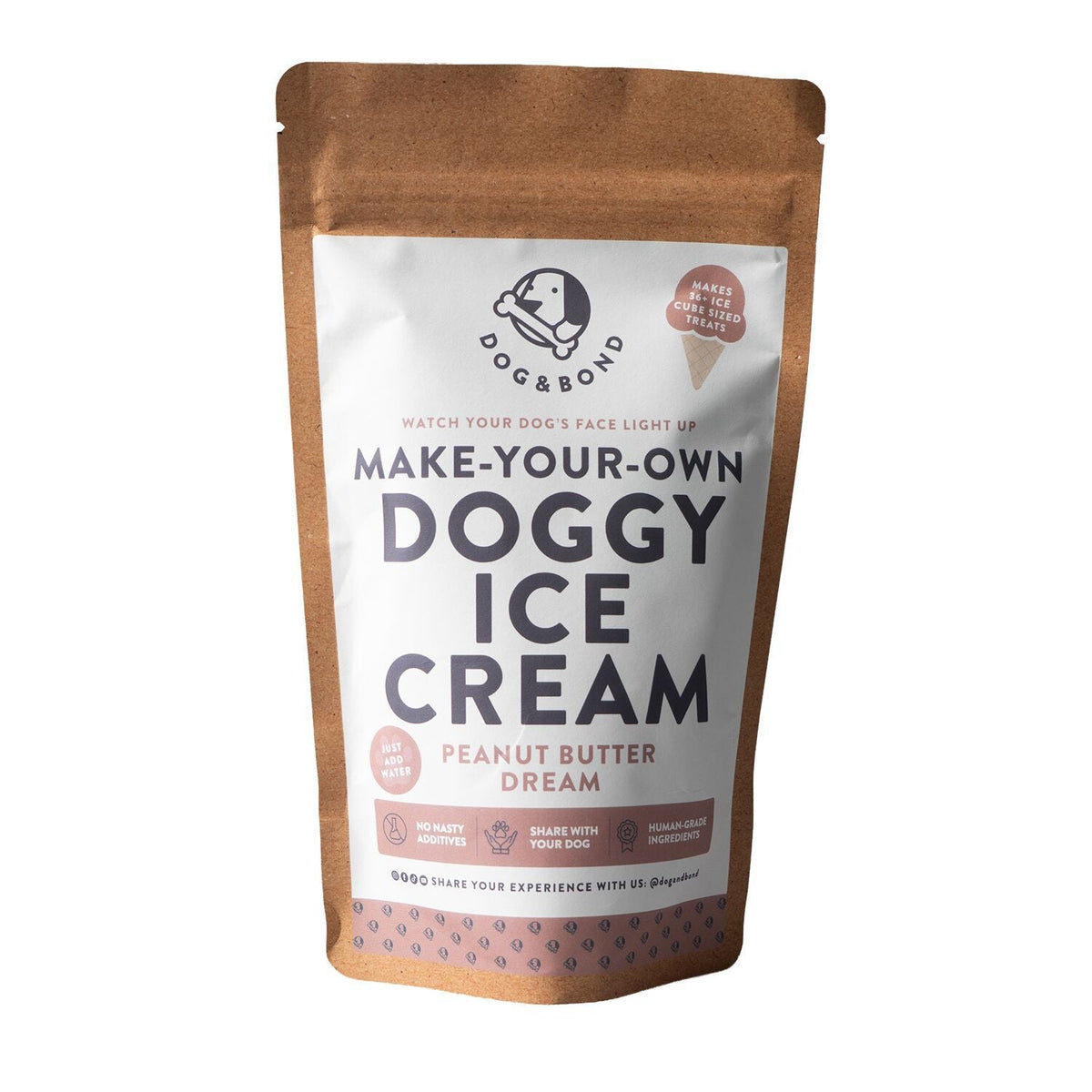 Dog and Bond Doggy Ice Cream Mix - Peanut Butter