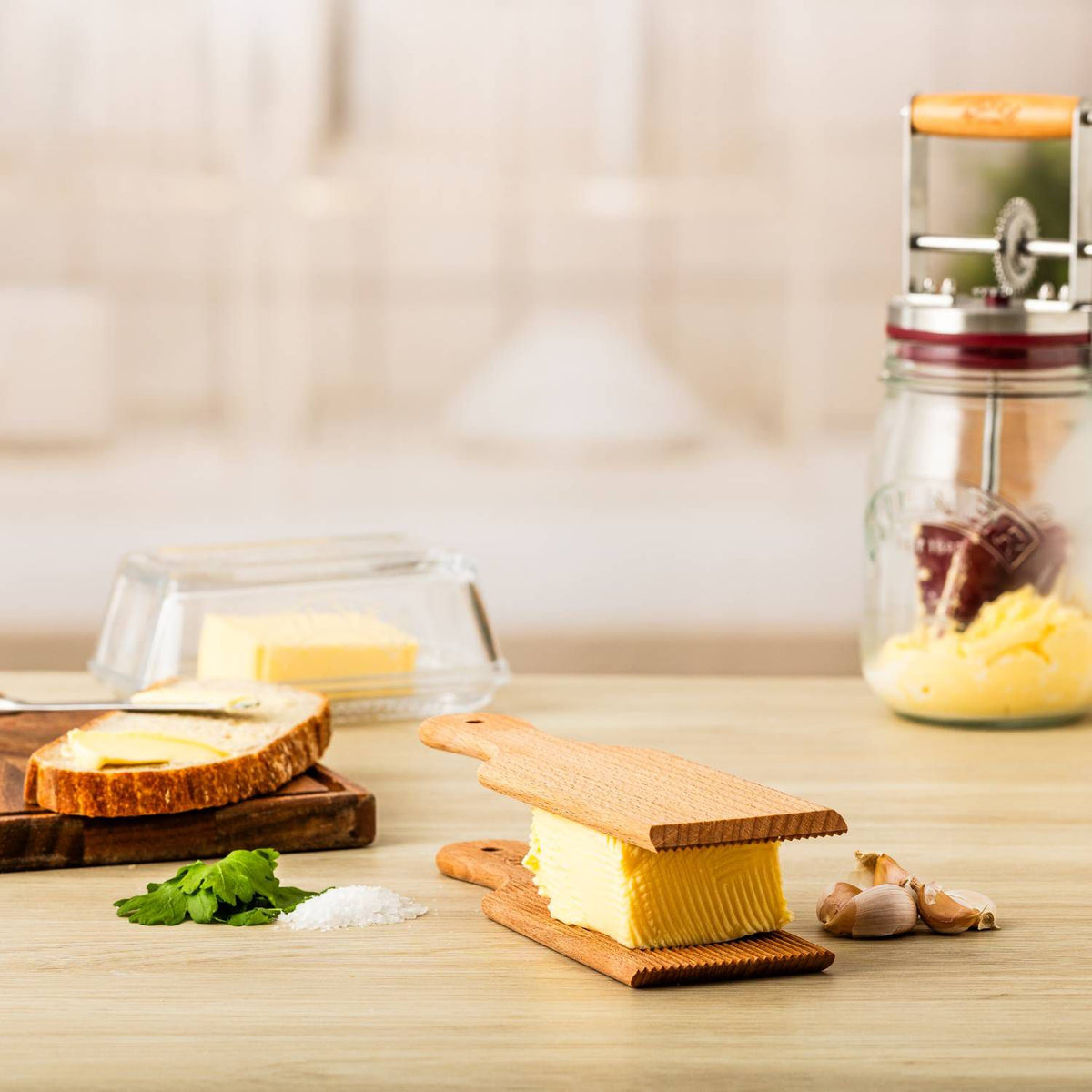 Kilner Beech Wood Butter Paddle