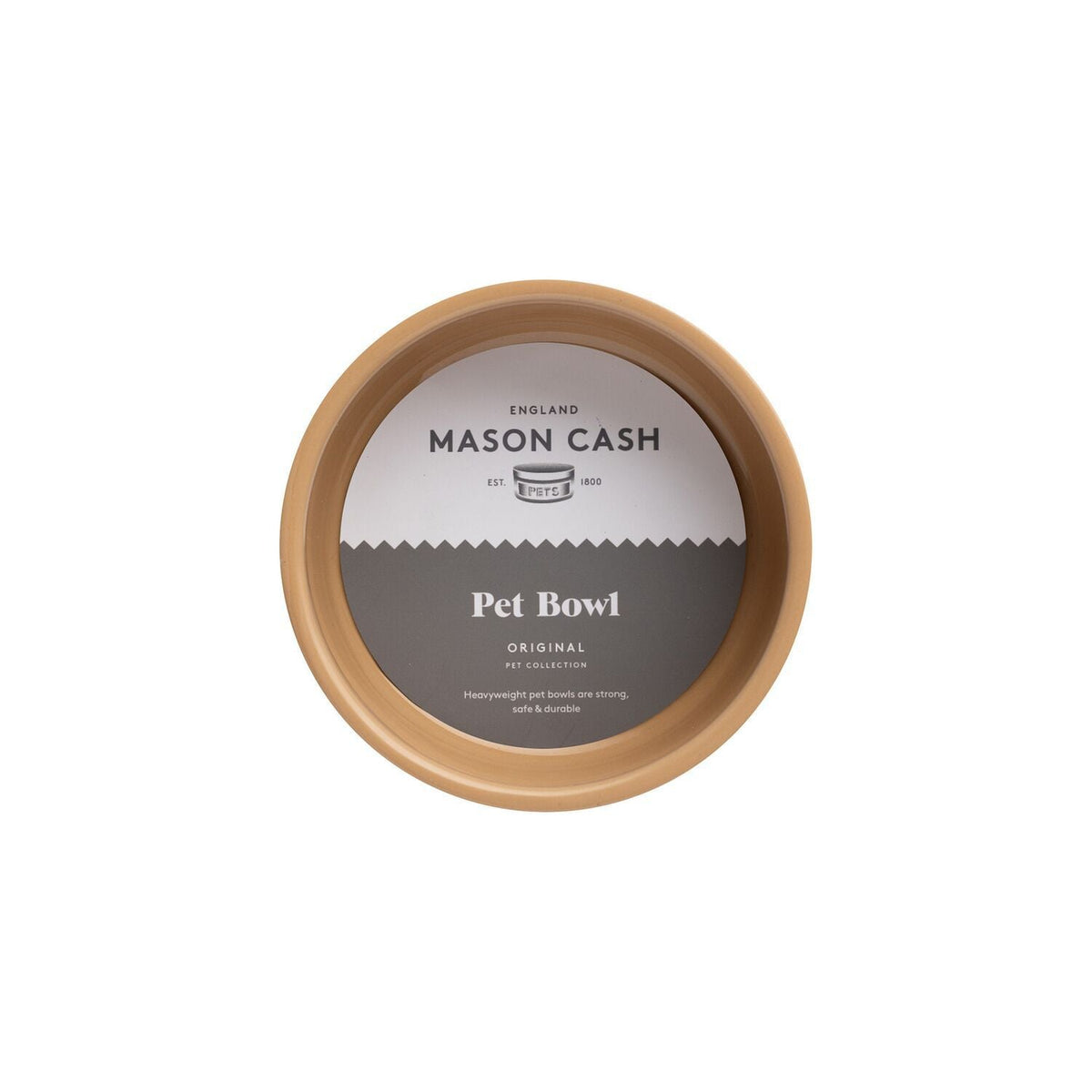 Mason Cash Cane Lettered Cat Bowl - 13cm