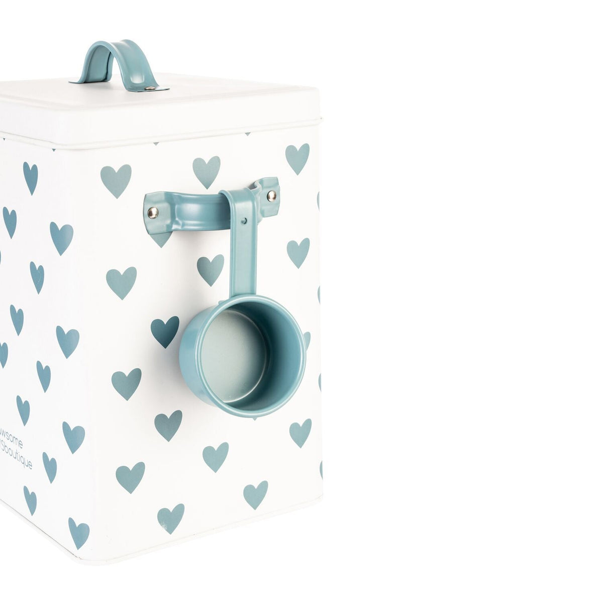 Pawsome Paws Storage Tin with Scoop - Teal