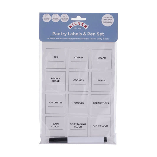 Kilner Pantry Label Set – Pack of 142