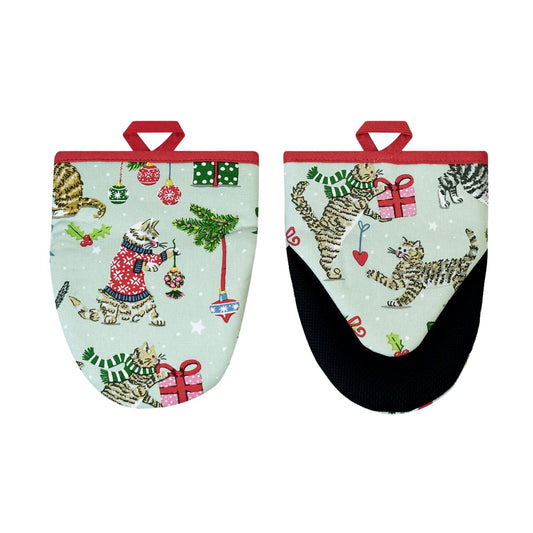 Ulster Weavers Christmas Cats Mini Microwave Mitts