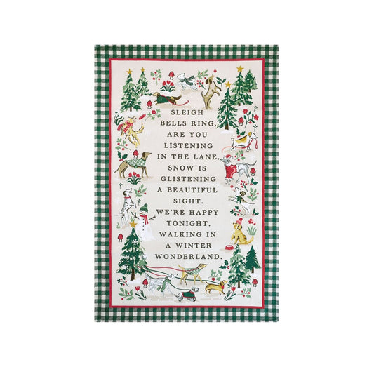 Ulster Weavers Winter Walkies Tea Towel