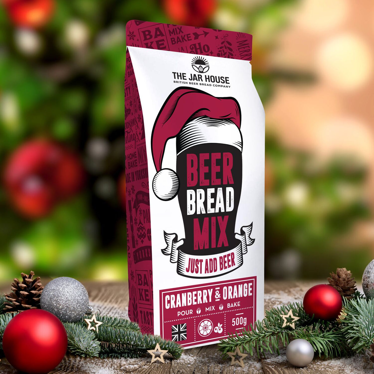 The Jar House Cranberry and Orange Beer Bread Mix
