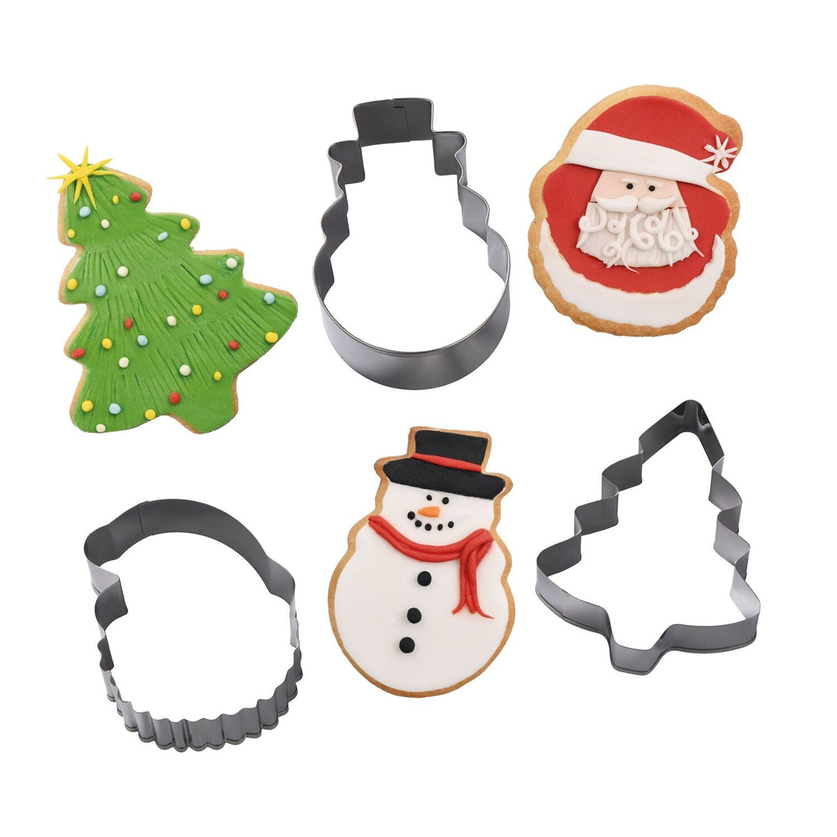 Lakeland Christmas Cookie Cutters – Set of 3