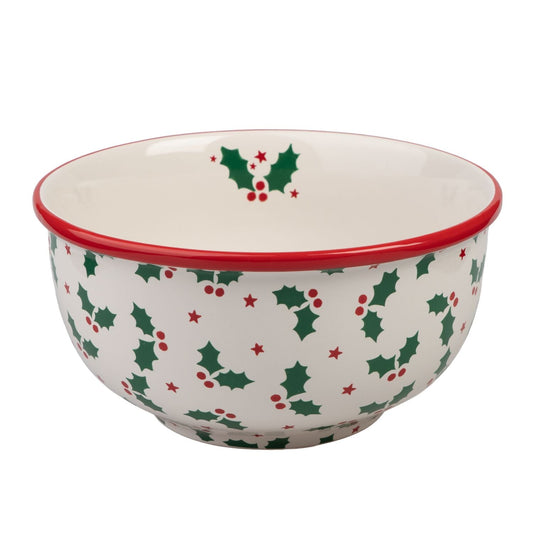 Lakeland Christmas Holly Mixing Bowl