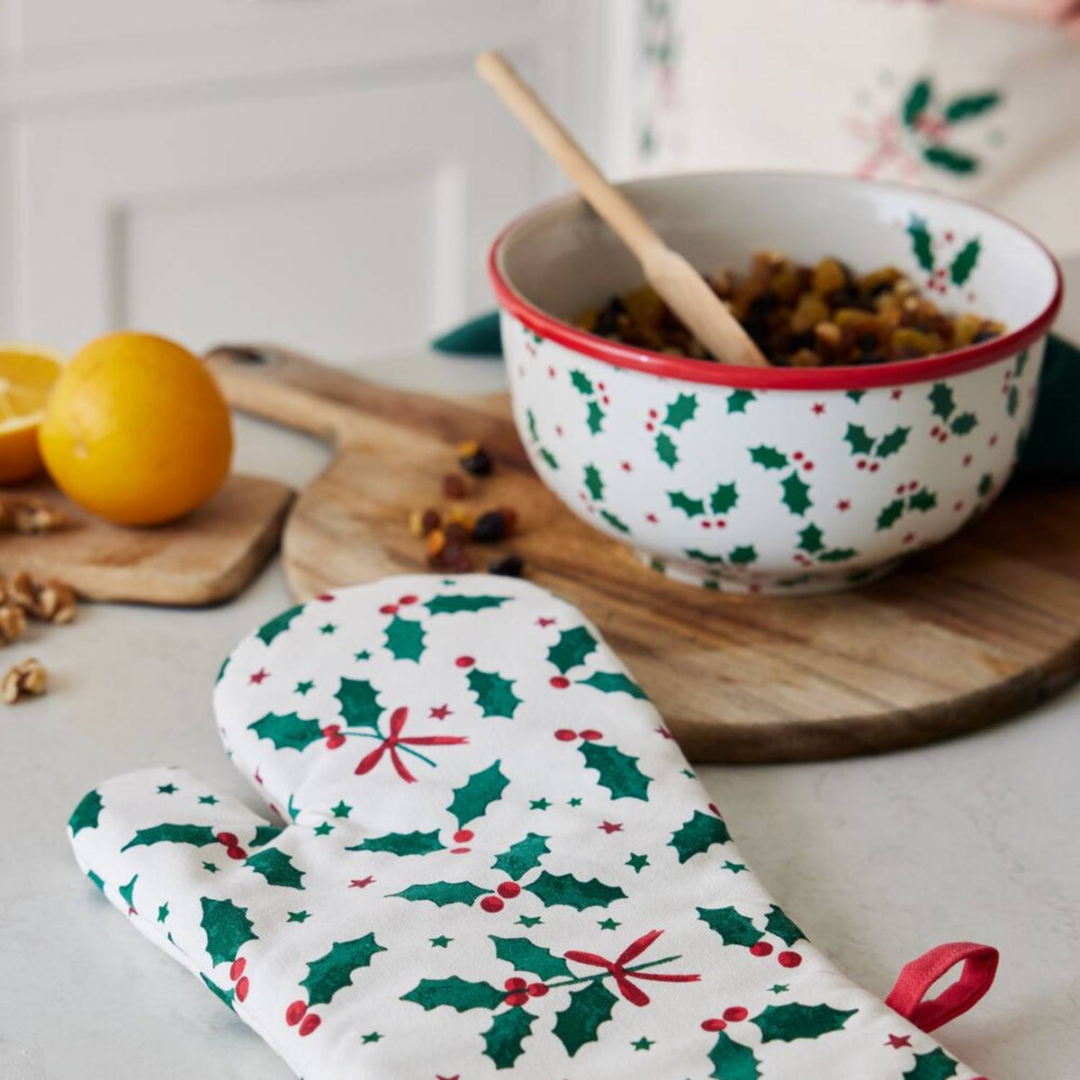 Lakeland Christmas Holly Mixing Bowl