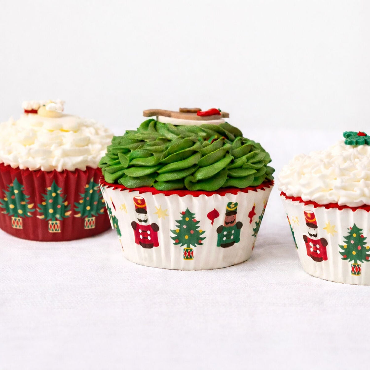 60 Nutcracker Cupcake Cases – Pack of 60