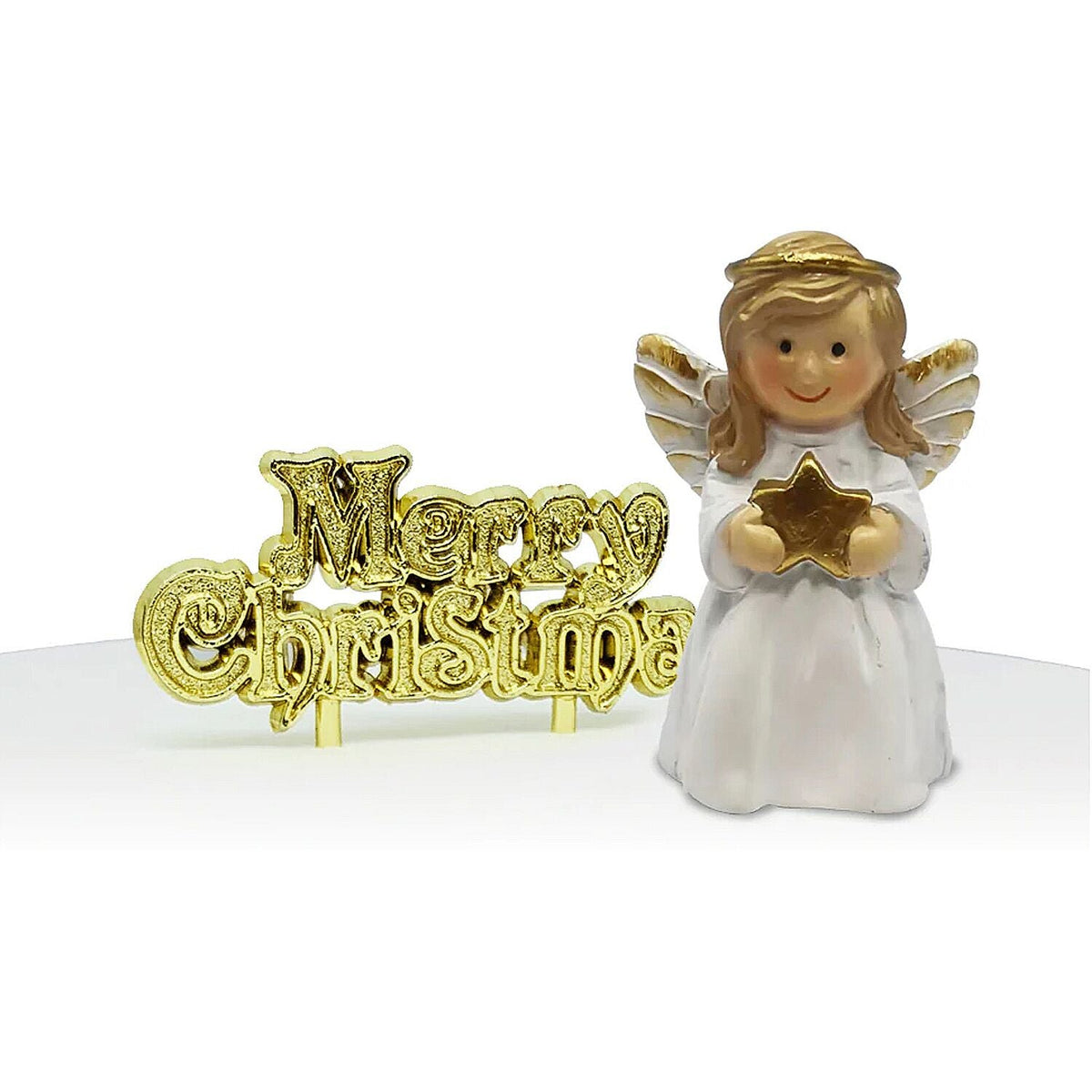 Nativity Angel Resin Cake Topper – Pack of 2