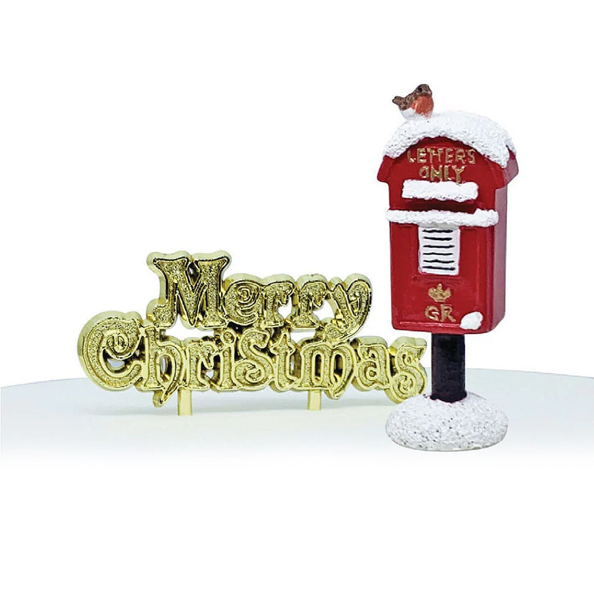 Christmas Letterbox Cake Topper